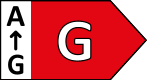 Energy efficiency class G, A–G