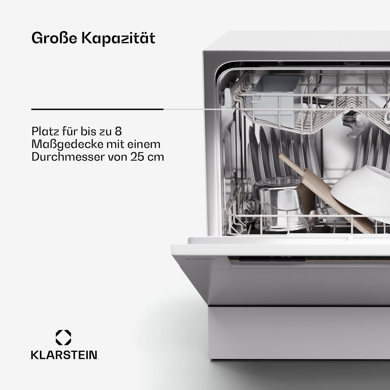 Klarstein Amazonia Eco 8 — White / Silver · Photo 2 of 5