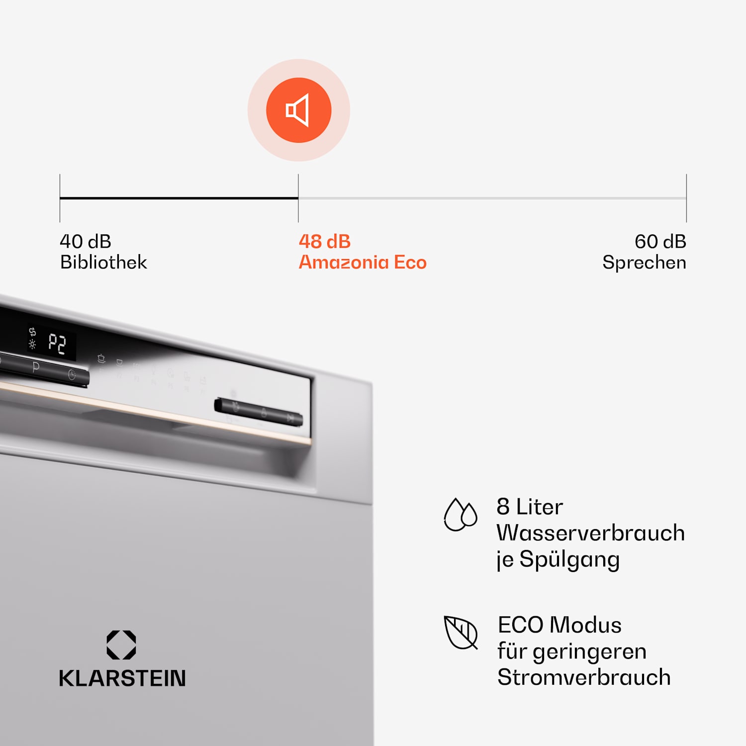 Klarstein Amazonia Eco 8 — White / Silver · Photo 4 of 5