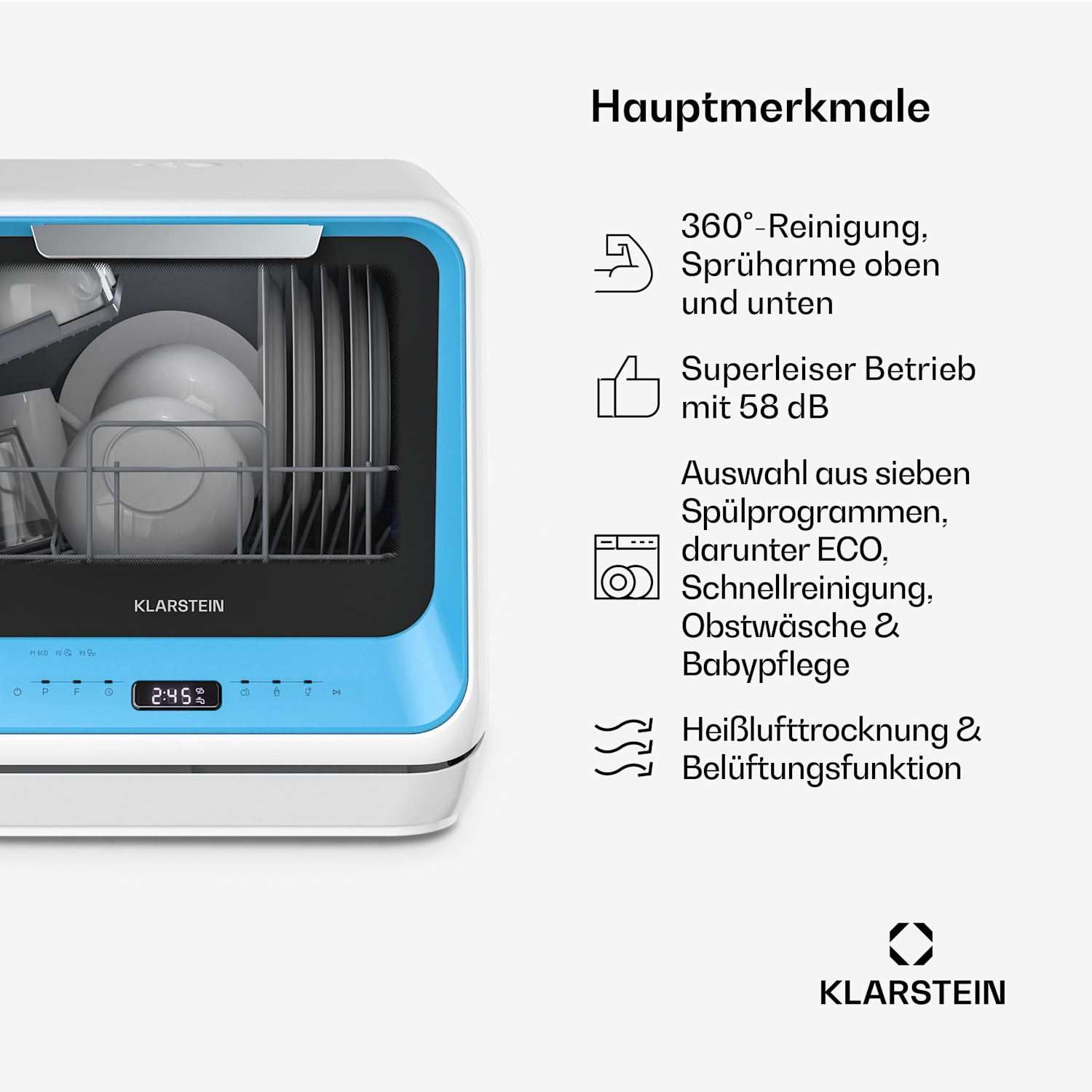 Klarstein Amazonia Nano — Blue · Photo 3 of 4