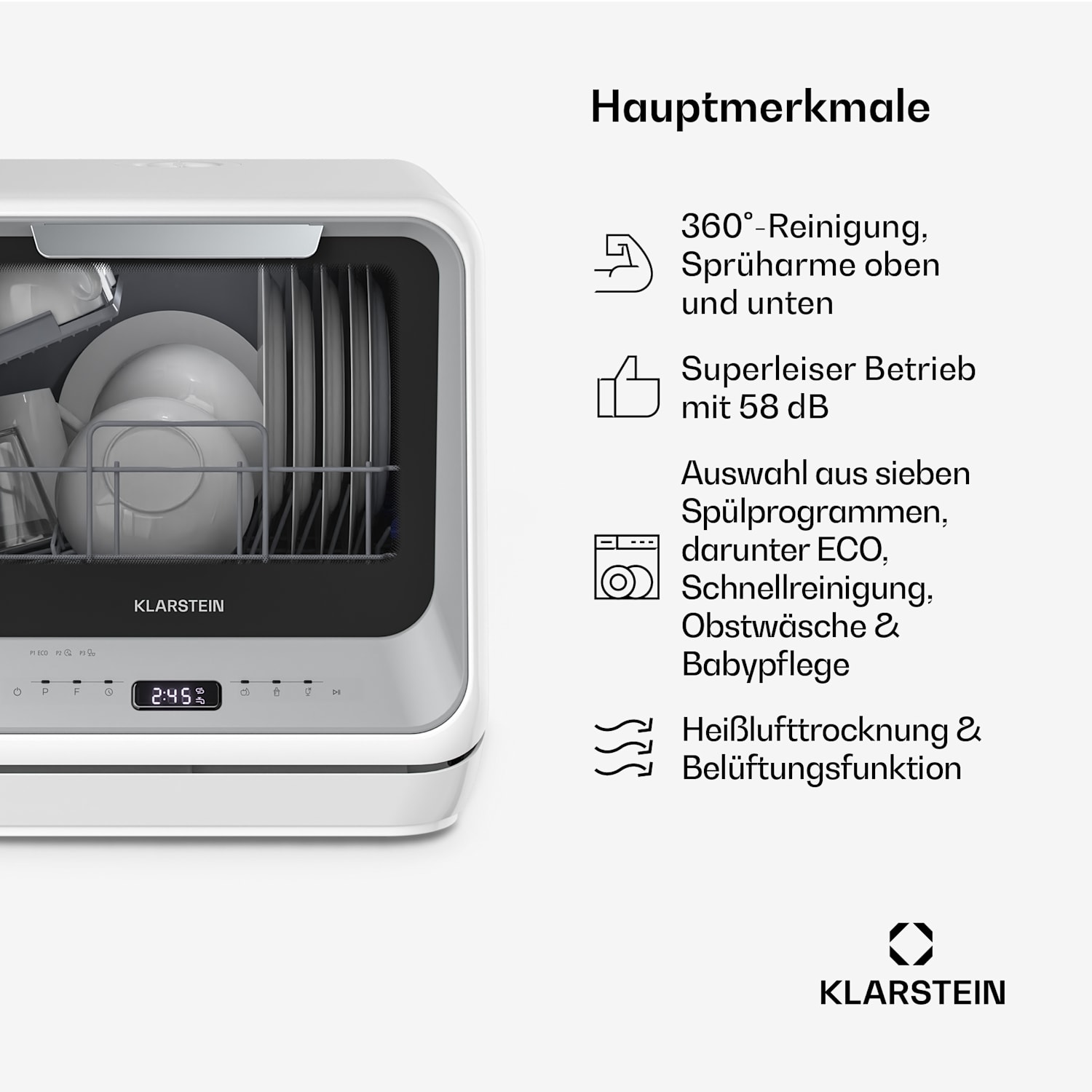 Klarstein Amazonia Nano (Nanowash) — Silver · Photo 3 of 4