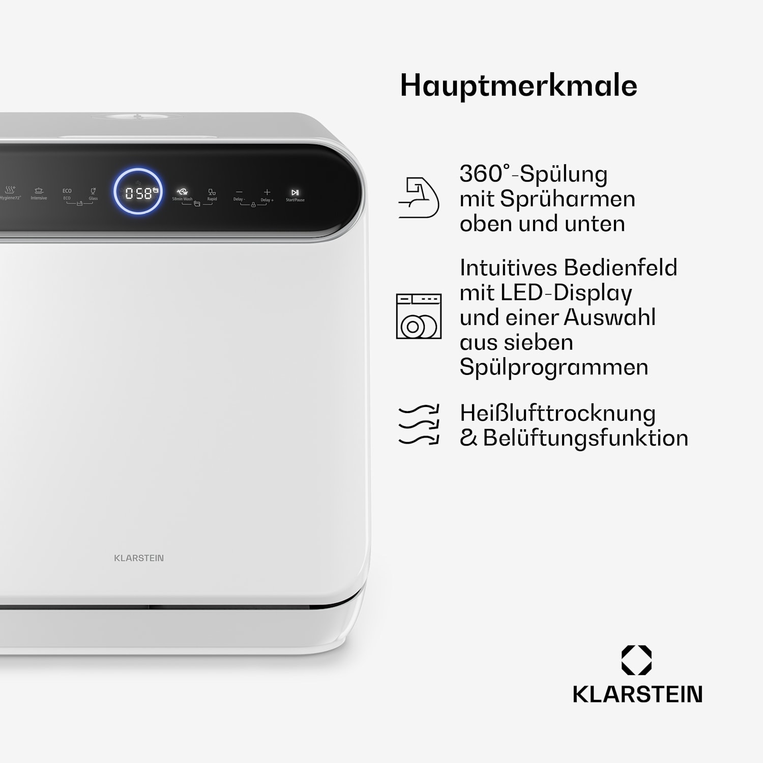 Klarstein Oceana 7 programmes — White · Photo 3 of 5